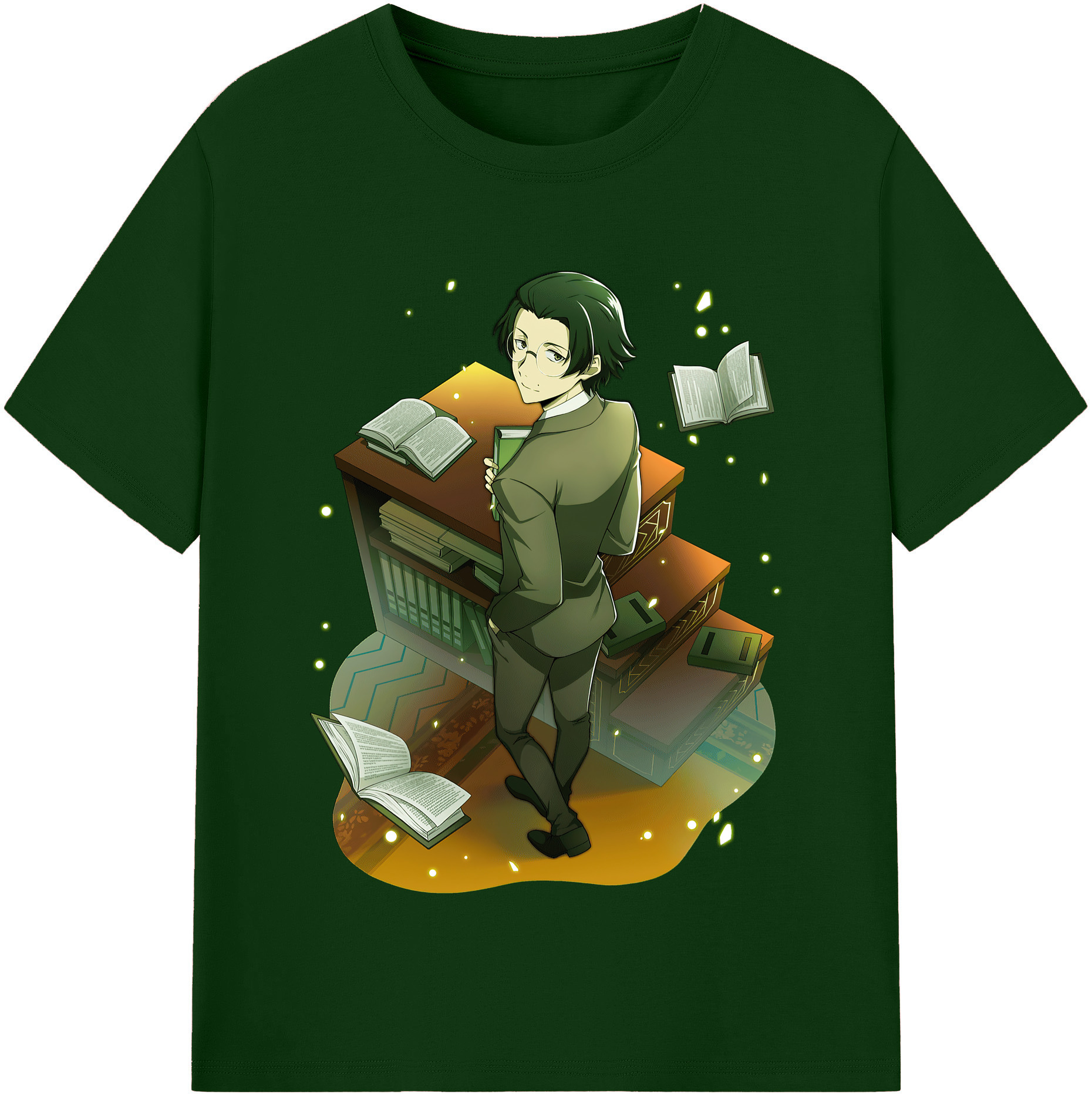（画像用） 文豪ストレイドッグス Bungo Stray Dogs 綿100％半袖Tシャツ（フロントプリント）
